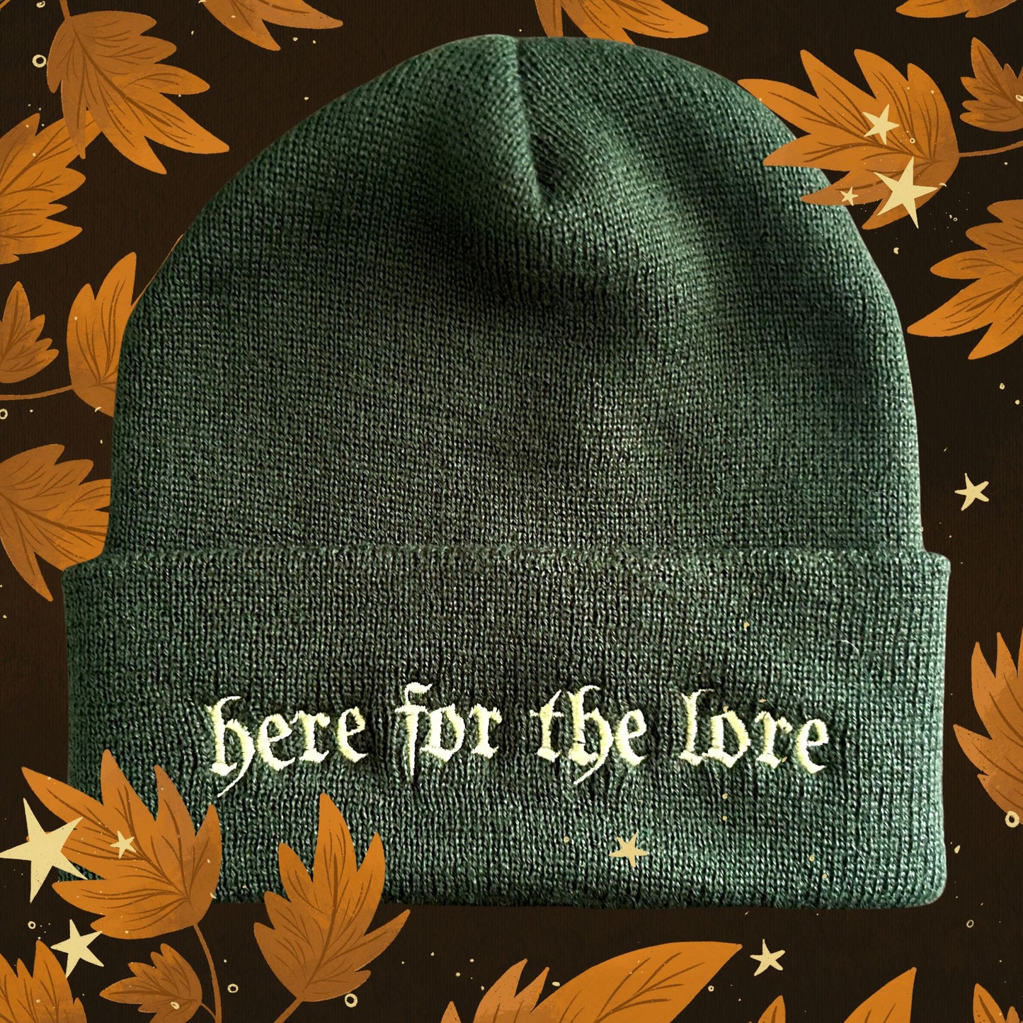 Green Here for the Lore Beanie