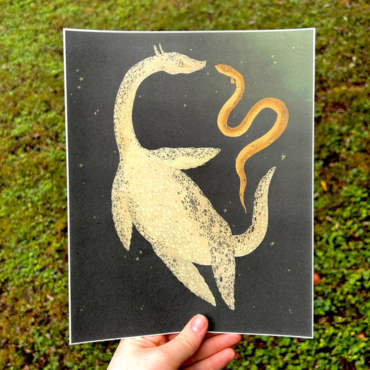 Loch Ness Monster (Nessie) Print