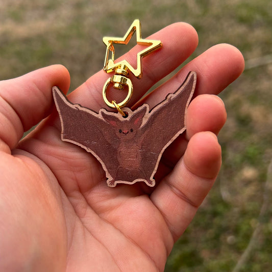 Flying Bat Keychain