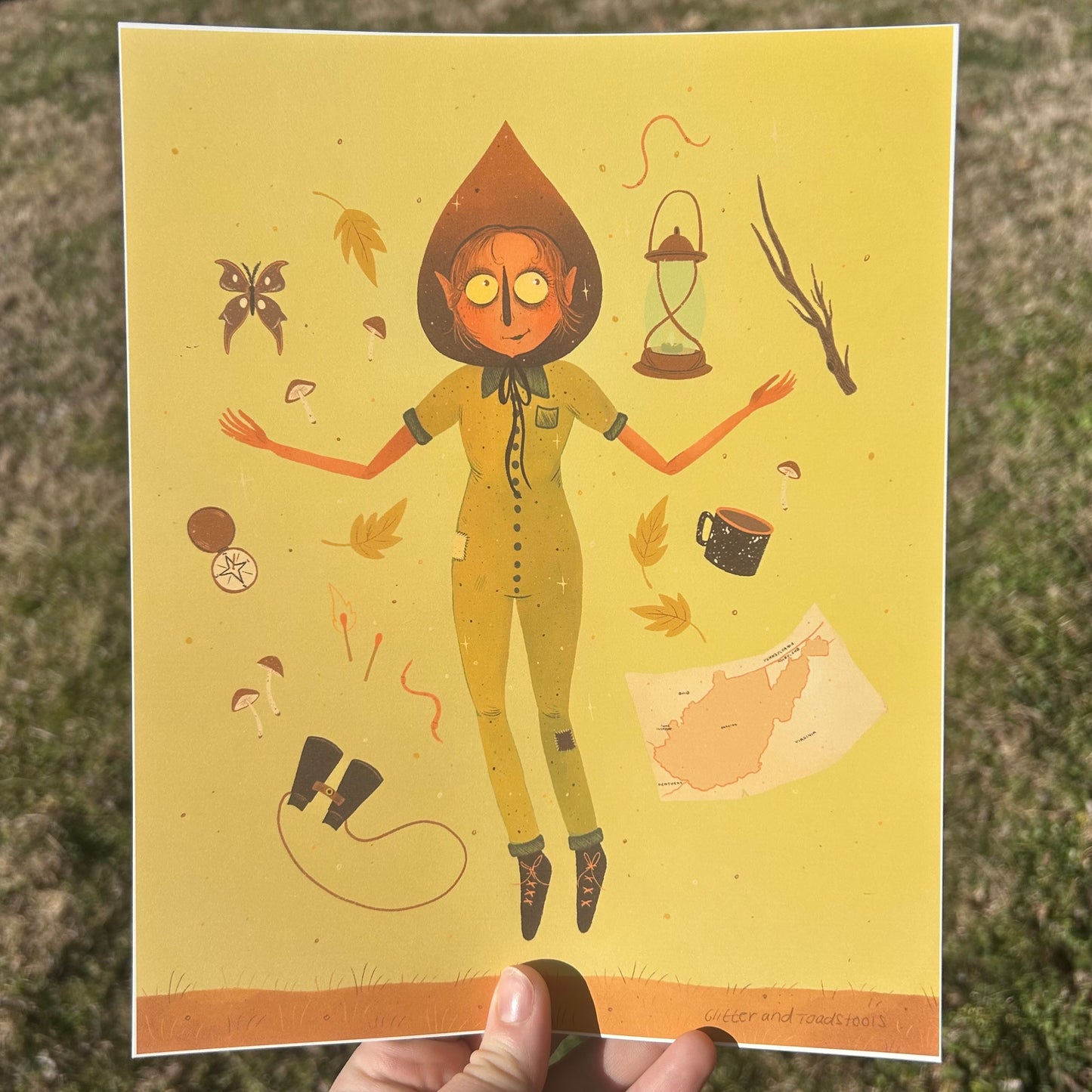 Flatwoods Monster Print