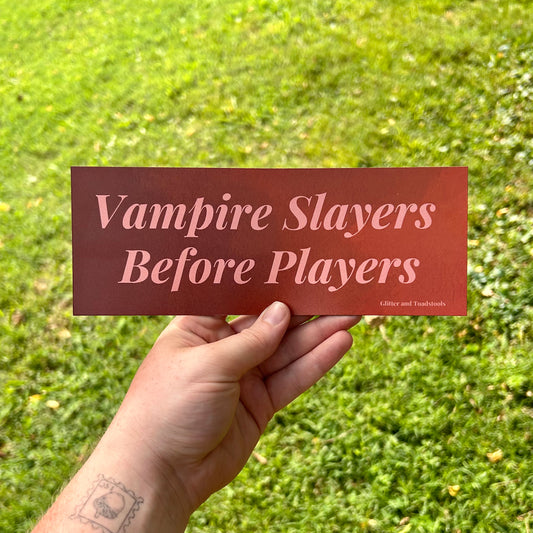 Vampire Slayer Removable Bumper Magnet