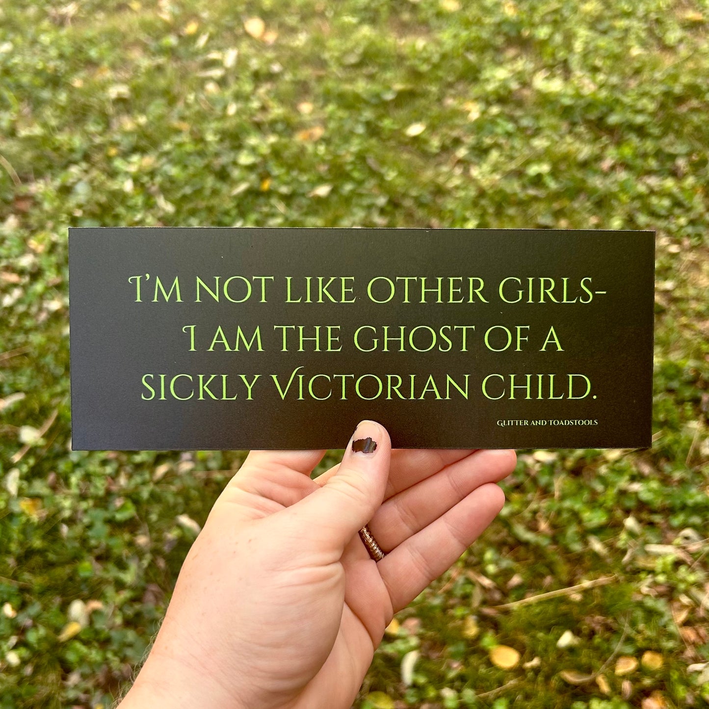 Ghostly Girl Bumper Magnet